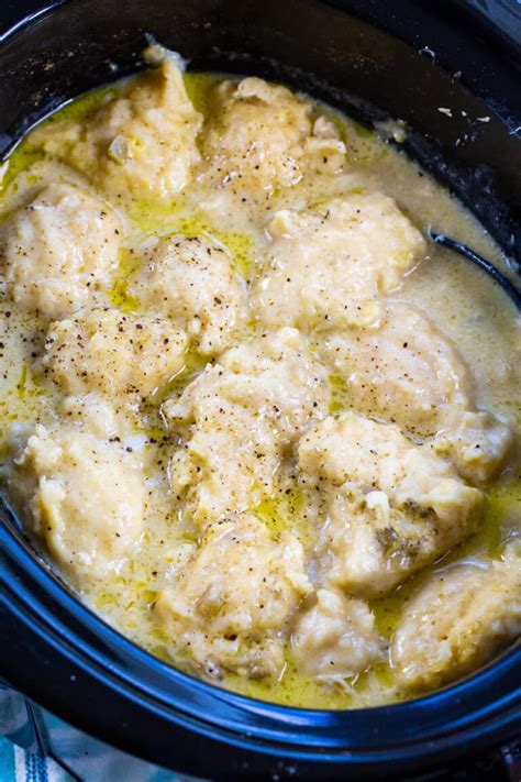 Slow Cooker Chicken And Bisquick Dumplings Southern Recipes