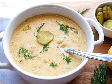 Creamy Dill Pickle & Potato Soup in 2020 | Creamy soup, Dill pickle, Dill pickle soup