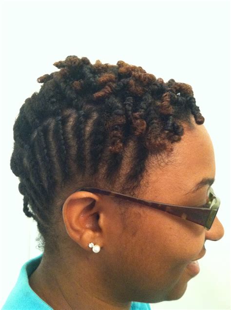 Happy Thoughts Updo For Short Natural Hair