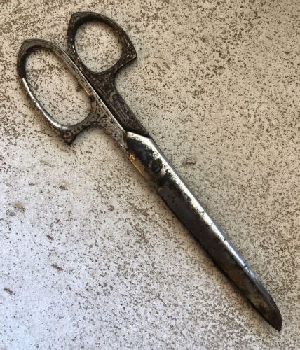 Ornate 8 Scissors Vintage 1920s Eversharp Usa Forged Steel Work