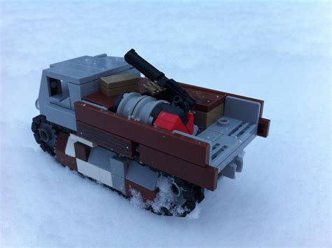 Wallpaper Lego Primemover Tank Ww2 Ww1 Snow Winter Russian