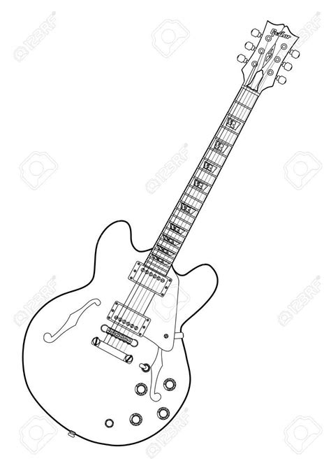 Les Paul Guitar Drawing At Getdrawings Free Download