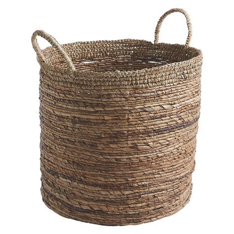 Teny Banana Leaf And Sisal Woven Storage Basket Woven Baskets Storage