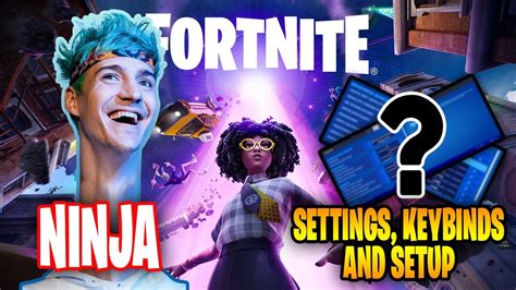 Ninja Fortnite Settings Keybinds New Sensitivity And Setup 2021 Youtube