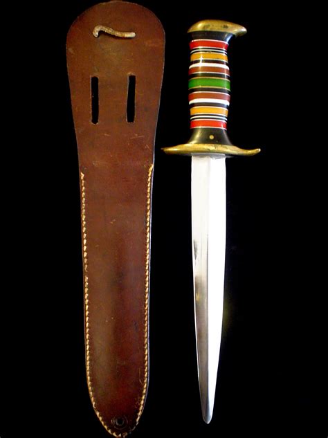 Premium Us Ww2 Theater Home Front Combat Knife Old Military Dagger