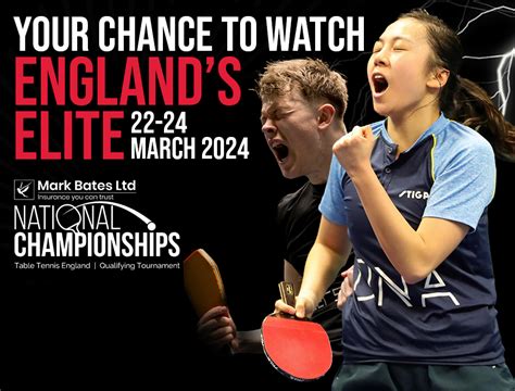 Nationals Tickets On Sale Now Table Tennis England