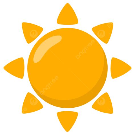 Matahari Dengan 3d Dan Gaya Vektor Matahari Matahari Terbit Cuaca
