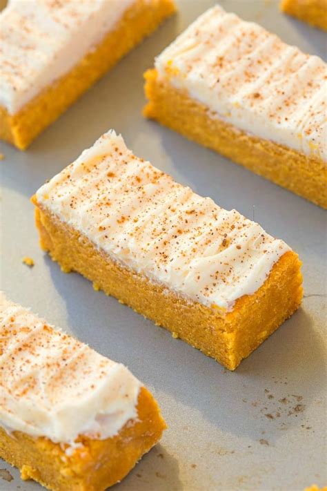 Carrot Cake Protein Bars These No Bake Carrot Cake Protein Bars Are A