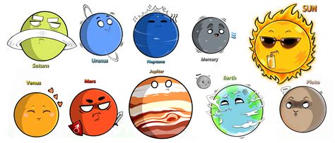 The Solar System By Valiantpenguin On Deviantart