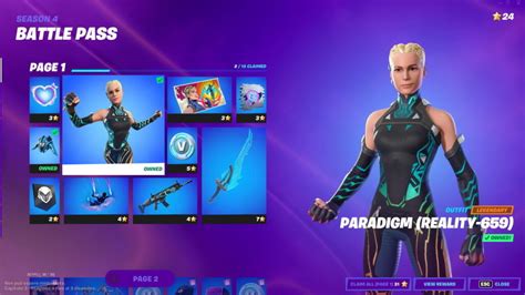 Fortnite Chapter Season All Battle Pass Skins