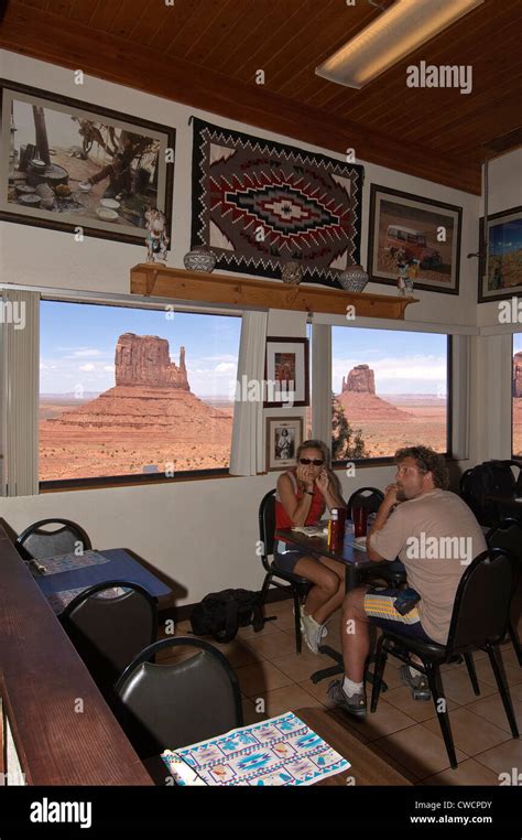 Monument Valley Arizona Visitor Center High Resolution Stock