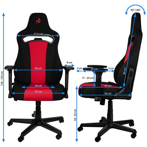 Nitro Concepts E250 Gaming Chair Inferno Red Gaming Chairs Per940413