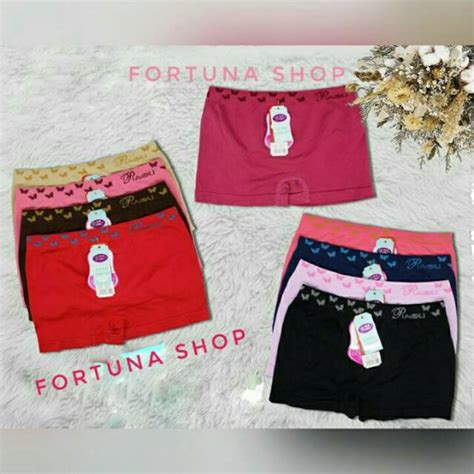 Jual Celana Dalam Boxer Segiempat Wanita Cd Cewek Perempuan Rajut