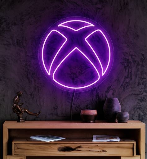 Xbox Neon Sign Xbox Led Xbox Logo Sign Gamer Neon Sign Etsy