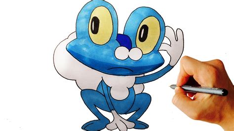 How To Draw Froakie From Pokemon X Y 6 Gen Easy Step By Step Drawing