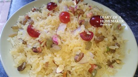 Zarda Rice Recipe