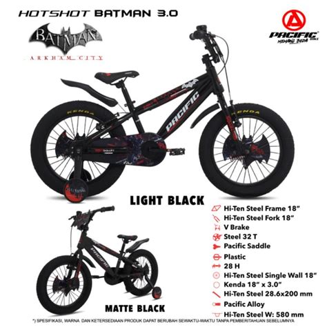 Jual Sepeda Anak Laki Laki Bmx 12 16 18 Inch Pacific Hotshot Batman 30