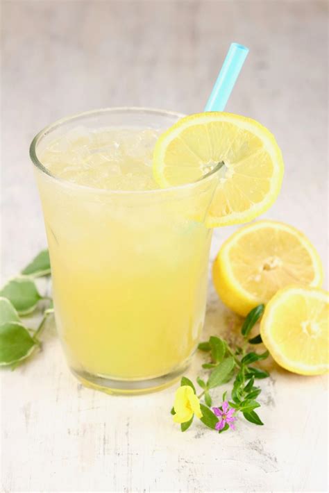 Peach Lemonade Non Alcoholic Drink Miss In The Kitchen