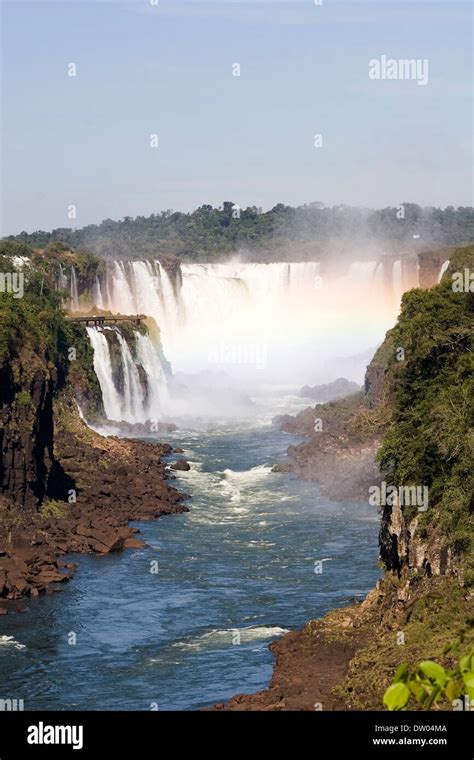 Iguazu Falls Misiones Argentine Stock Photo Alamy
