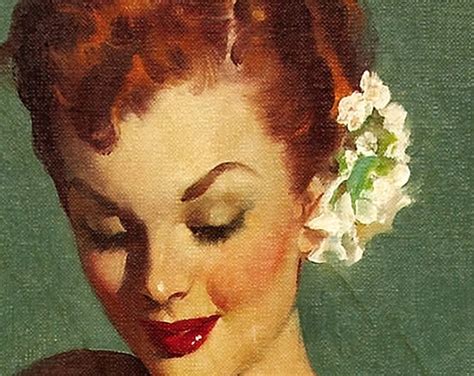 Elvgren Fascination 1952 Vintage Style Pin Up Girl Etsy