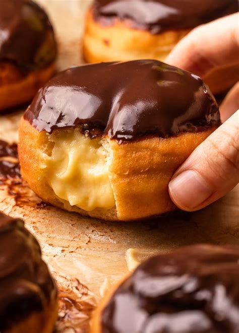 Boston Cream Doughnuts Baker By Nature Homemade Donuts Recipe