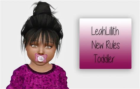 Leahlillith New Rules Hair For Toddlers At Simiracle Sims 4 Updates