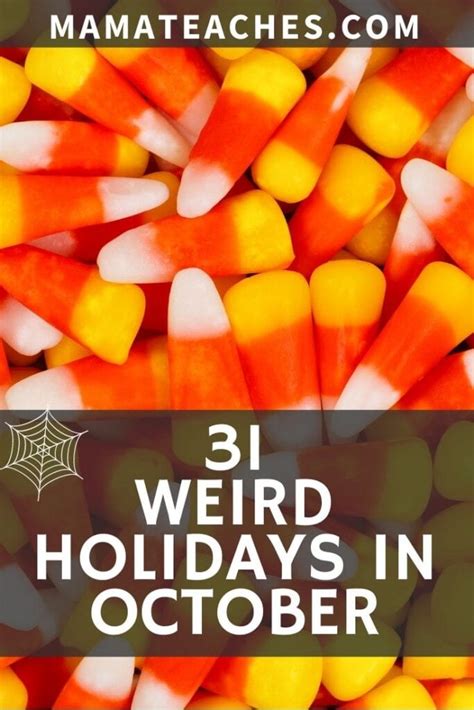 Weird Holidays In October Theyre Unique Mama Teaches