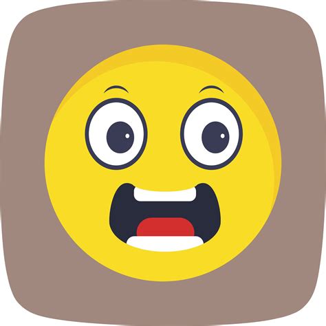 Scared Emoji Vector Icon 378672 Vector Art At Vecteezy