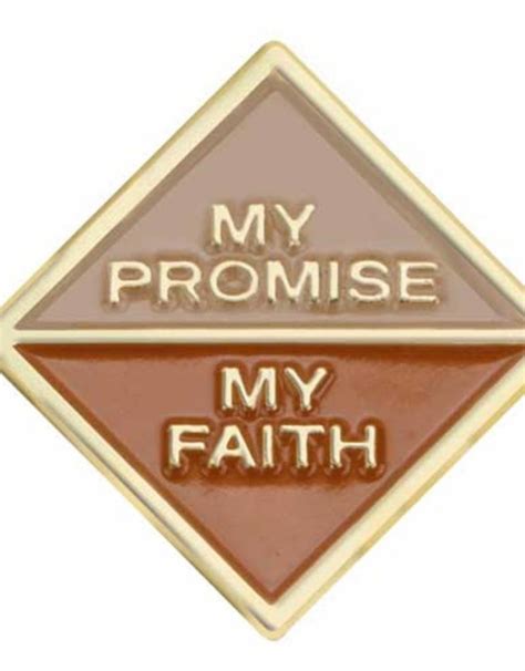 Girl Scouts Of The Usa Brownie My Promisefaith Pin 1 Girl Scouts Of
