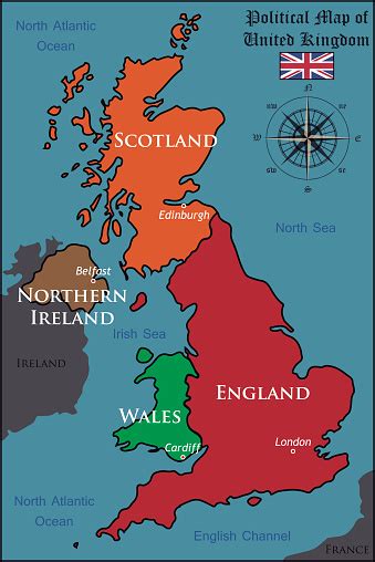 Mappa Politica Del Regno Unito Immagini Vettoriali Stock E Altre