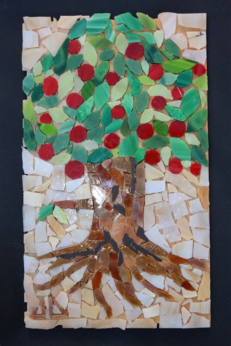 Tree Mosaic Sold Tree Mosaic Mosaic Painting