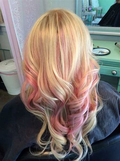 The most common blonde pink blue material is metal. 30+ Pink Blonde Hair Color | Hairstyles & Haircuts 2016 - 2017