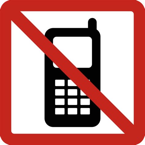 Royalty Free No Phone Clip Art Library