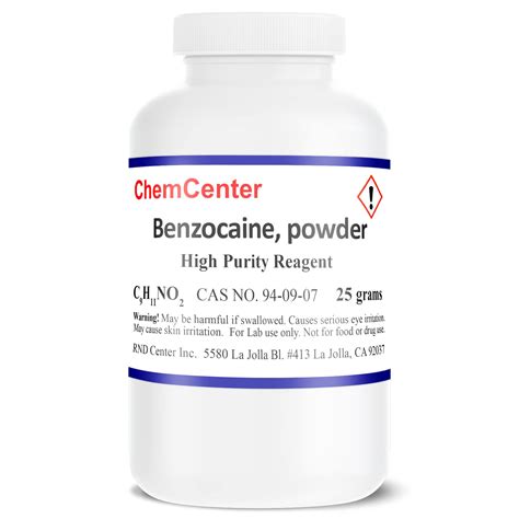 Buy Benzocaine Ultra Pure Fine Crystalline Powder 25 Grams Online At