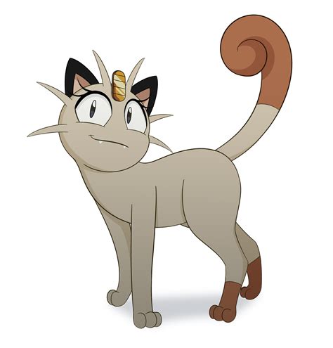 My Attempt At Drawing A Meowth Rpokemon