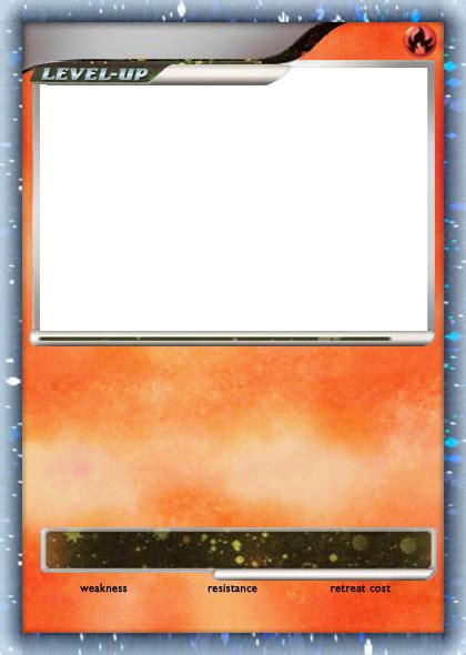 Original e card blank , pokemon trading card illustration transparent background png clipart. BW Fire LV. X Palkia Pokemon card blank by The-Ketchi on ...