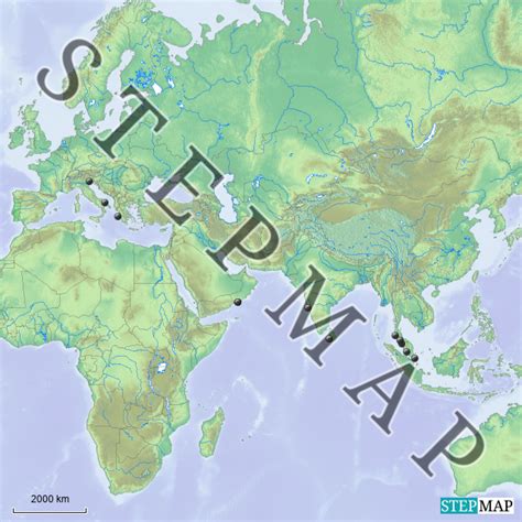 Stepmap Asien And Orient 2020 Landkarte Für Asien