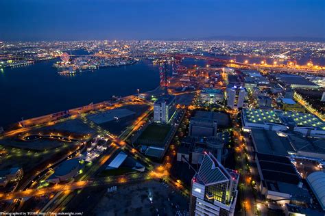 Leave the site if you are not an adult! 大阪南港 WTCコスモタワー（咲洲庁舎）からの夜景 | 大阪 at Night ...