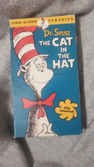 Dr Seuss The Cat In The Hat Sing Along Classics Vhs Video Tape