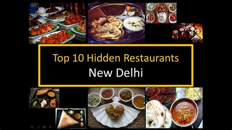 Top 10 hidden places to eat in New Delhi || Food || Travel || New Delhi