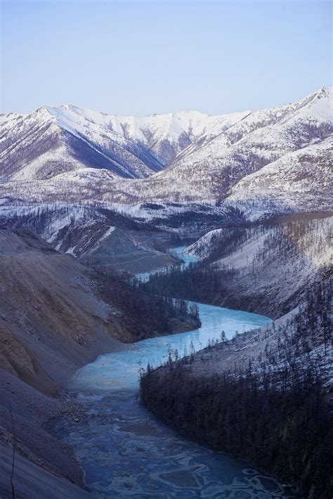 River Through Verkoyansk Mountains Yakutia Siberia Russia Flickr