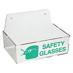 Carolina mechanical safety glasses holder. BRADY 9" x 6" x 3" Plastic Safety Glasses Holder, Green/Clear; Holds (4 to 6) Glasses or Goggles ...