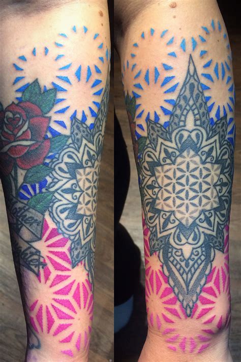Tattoo Uploaded By Mary Jane Start Of A Half Sleeve Mandala Healed