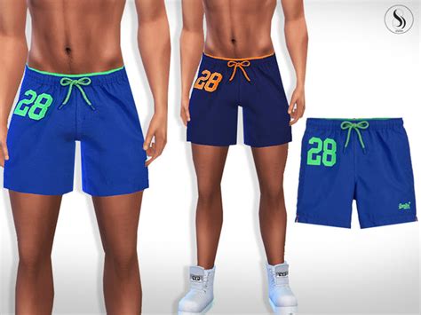 The Sims Resource Male Sims Colorful Athletic And Swim Shorts