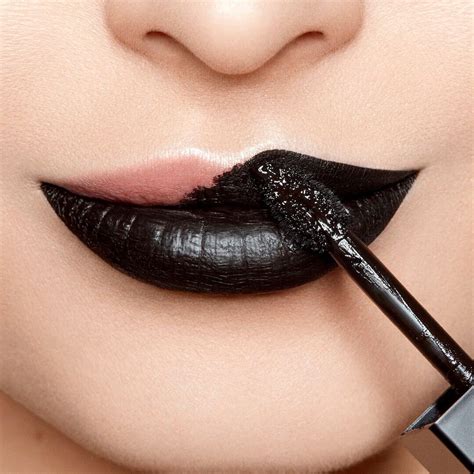Watch What Happens To Matte Black Lipstick When You Hit It With
