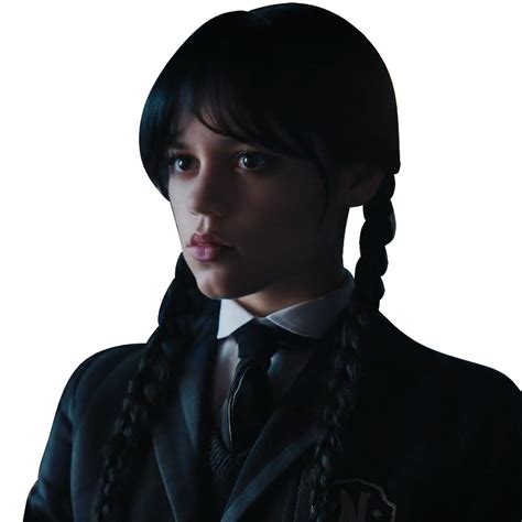 Download Jenna Ortega As Wednesday Addams Png