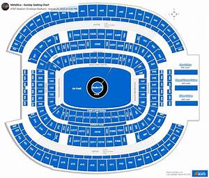 At T Stadium Concert Seating Chart Rateyourseats Com