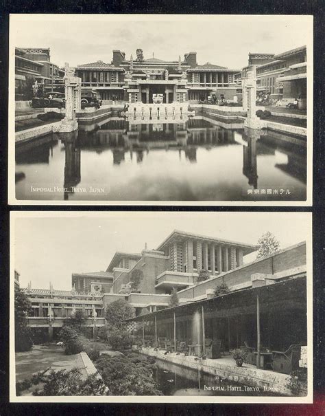 The Imperial Hotel Tokyo 1923 Frank Lloyd Wright Frank Lloyd