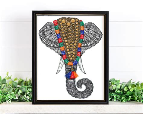 Kerala Elephant Painting
