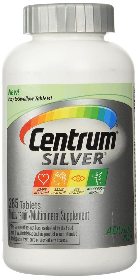 Centrum Silver Adults 50 Multivitamin Multimineral Supplement 285